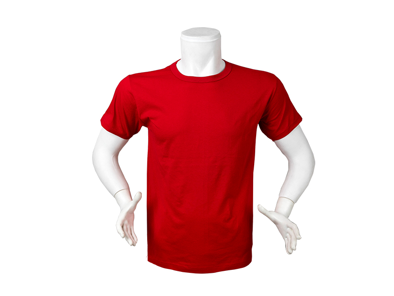 Penye T-shirt Kırmızı-1